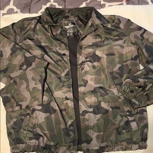 American Eagle Camo Bomber Jacket